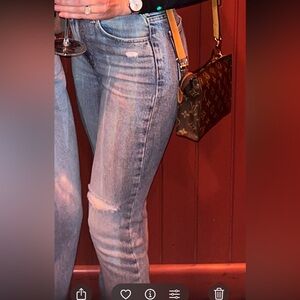 Current/Elliott Straight Leg Jeans size 24